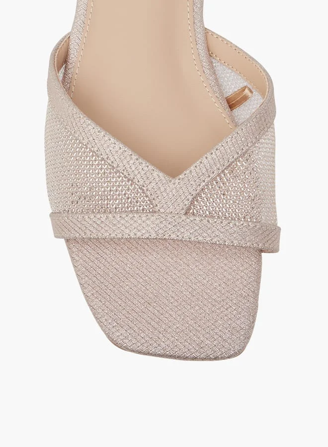 Flora Bella By Shoexpress Women Textured Slip-On Sandals