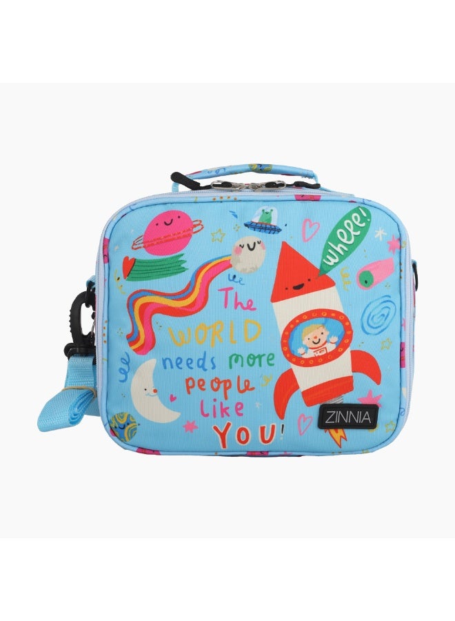 Zinnia Rocket Kids’ Lunch Bag