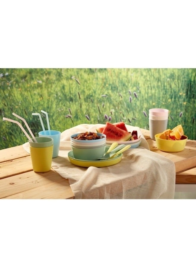 Ikea 18-Piece Kids Cutlery Set - 6 Spoons, 6 Forks, and 6 Knives, Safe and BPA-Free, Ergonomic Design for Everyday Use, Fun Multi-Colors for Kids - Perfect for Food and Self-Teaching - Image 4