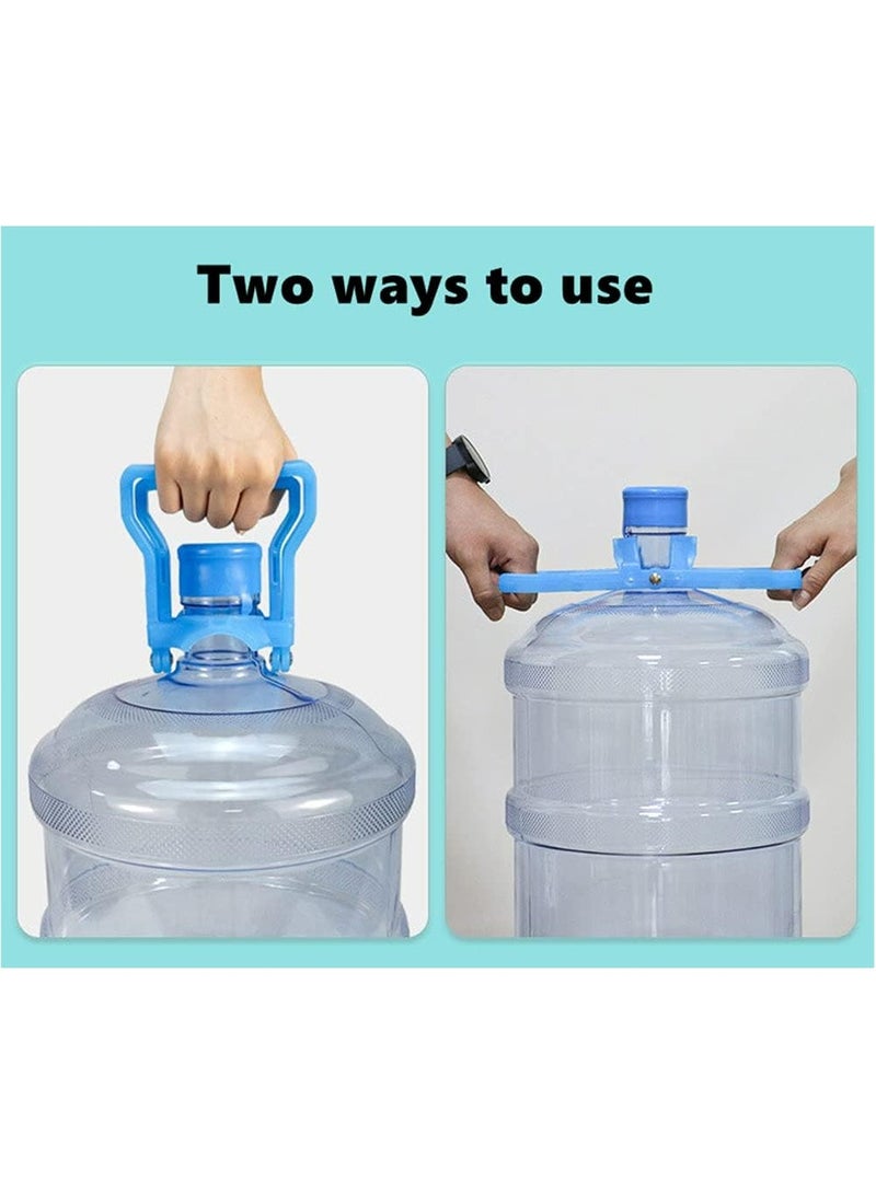 2 Pcs Drinking Water Bottle Handle,Fit 5 Gallon Water Bottle Caps(Blue)  - Image 4