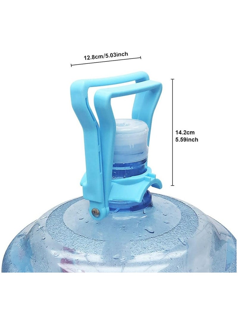 2 Pcs Drinking Water Bottle Handle,Fit 5 Gallon Water Bottle Caps(Blue)  - Image 3