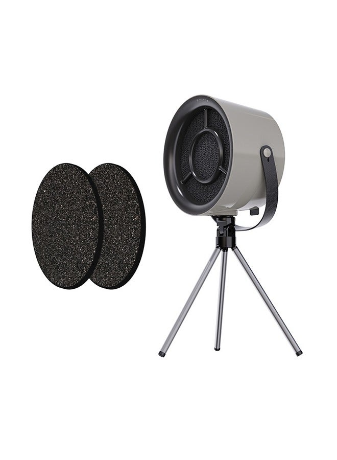 ET-LIFE Range Hood with 4 Filters, USB Exhaust Fan, Desktop Range Hood for Home and Outdoor G07 Black - Image 1