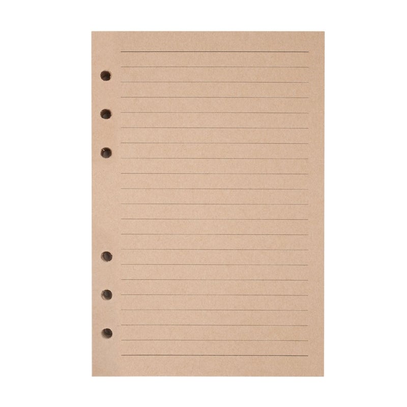 Refills Lined Paper, MALEDEN Refillable A6 Paper for 5x7 Journal Notebook Inserts 200 Lined Pages