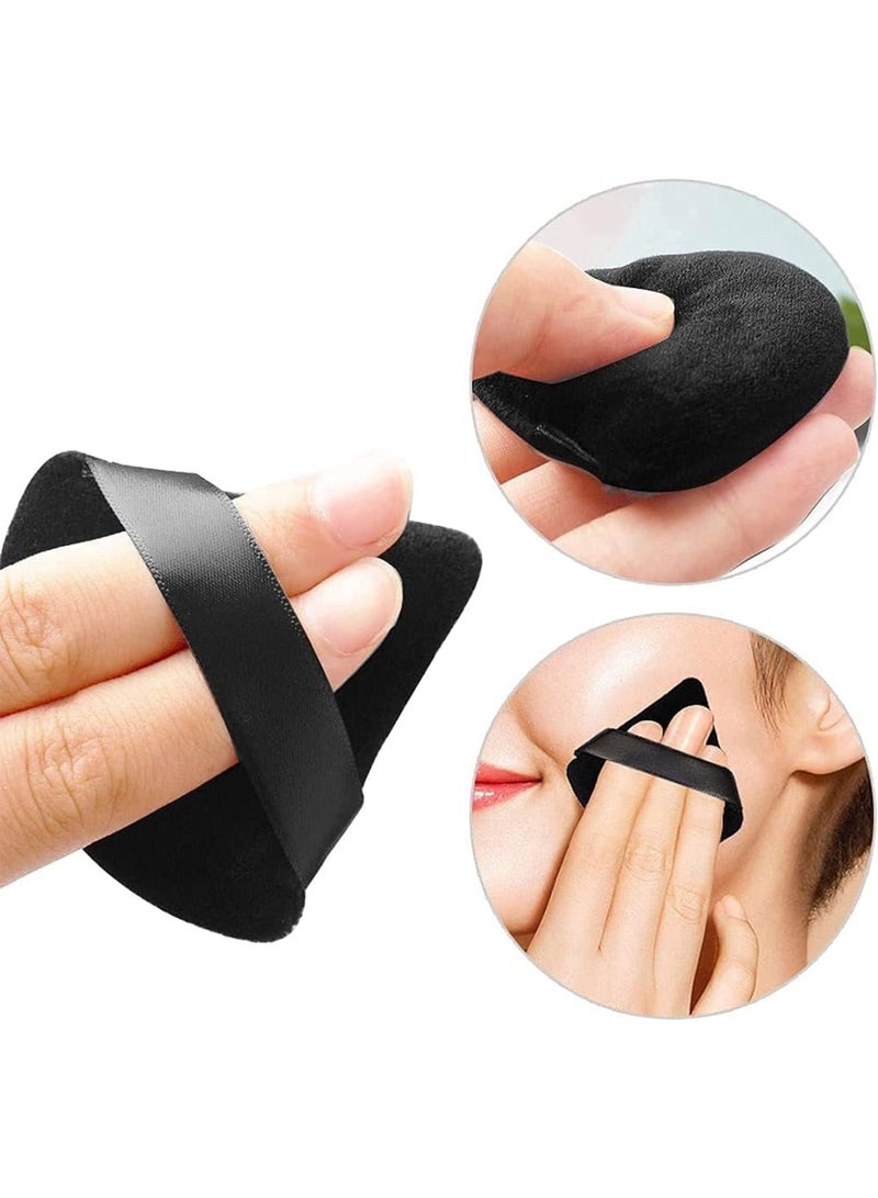 ECVV 2 قطع إسفنجة مكياج مثلثة ناعمة مع حزام لبودرة الأساس السائبة - Image 4