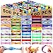 Soulchen 500 Pcs Marble Mesh Fidget Toys Bulk Stress Relieve Fidget Toy Silent Quiet Sensory Finger Blocks for Adults Office Anxiety Gifts Helped with ADHD - Image 2
