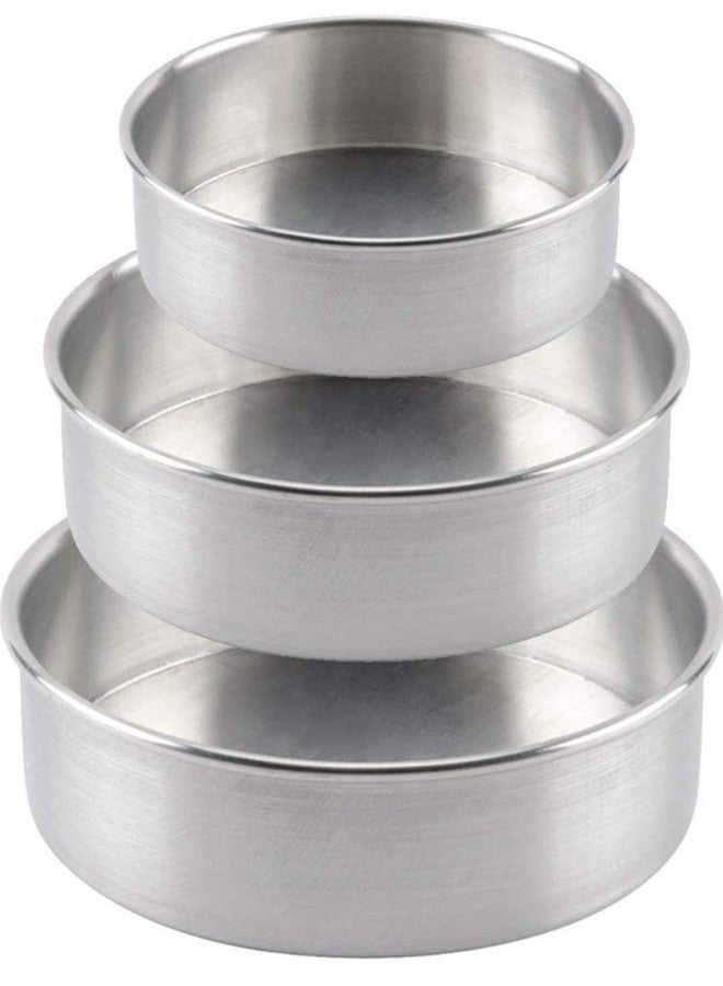 kitty walk Aluminium Round Cake Mould - 3 Pieces - Image 1