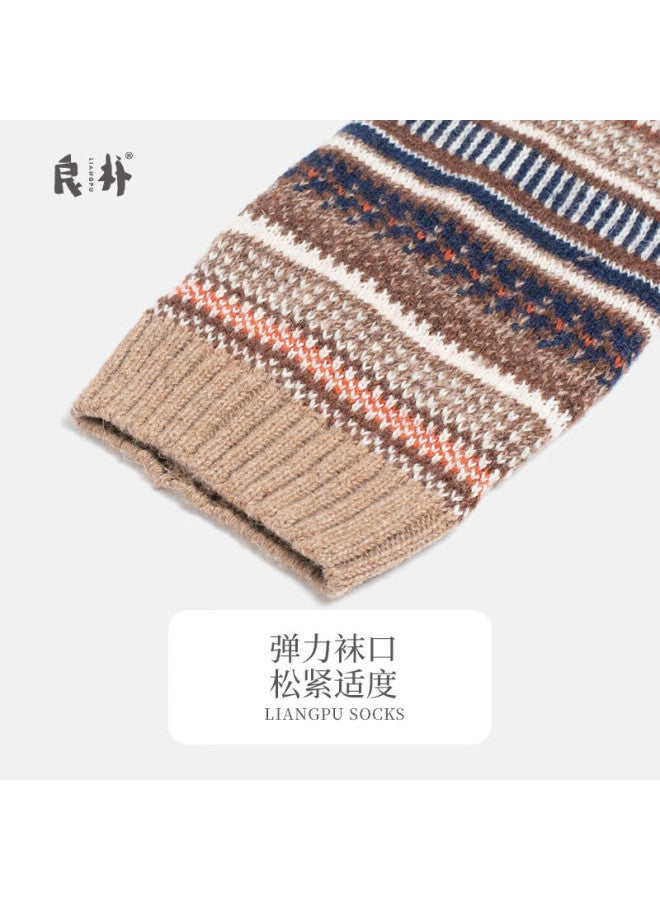 Liangpu [fall New Arrival] Knee-high Socks For Women, Over-knee Socks, Thick Wool Leg Warmers For Autumn And Winter - Image 2