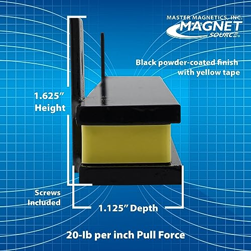 Master Magnetics 18" Magnetic Bar Tool Organizer - Easy to Install Magnet Storage Holder for House, Garage, Shed, or Job Site - Black Powder Coat - Image 4