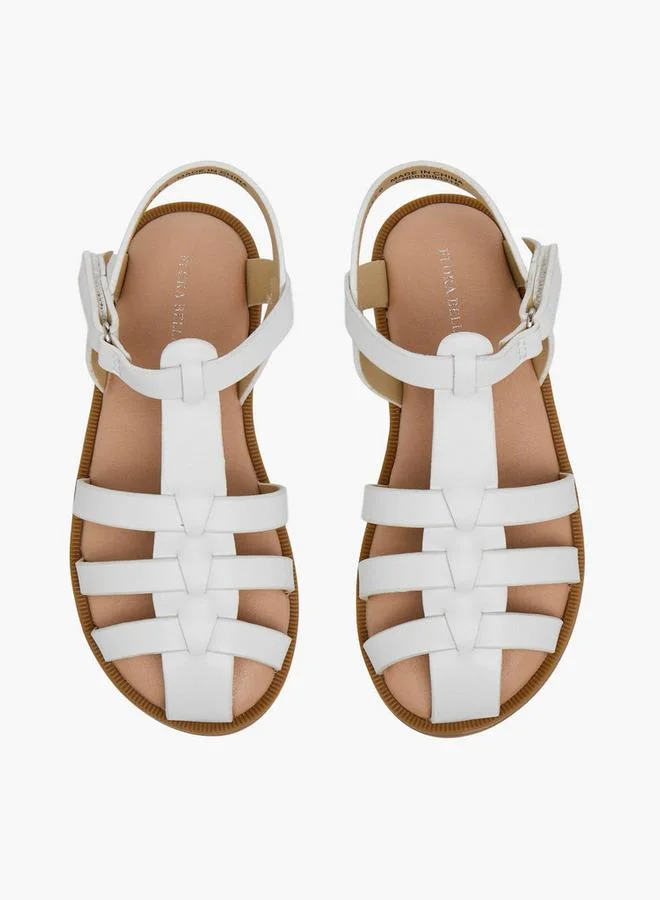 Flora Bella Girls Hook And Loop Closure Sandals
