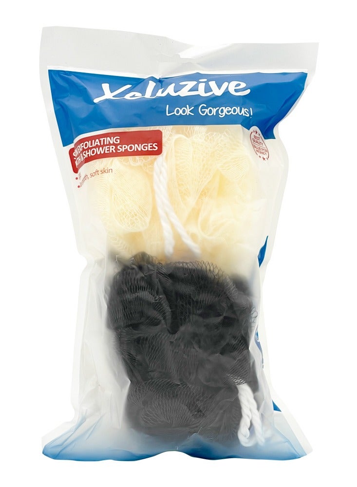 Xcluzive Skin Exfoliating Bath & Shower Sponges - Image 1
