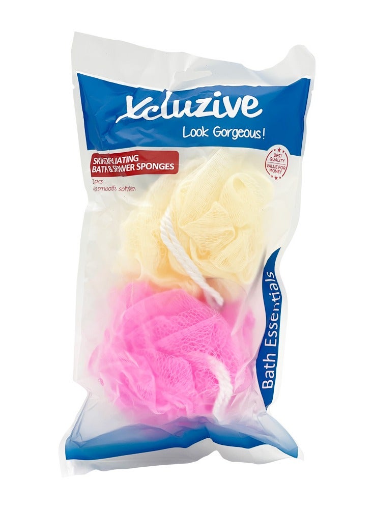 Xcluzive Skin Exfoliating Bath & Shower Sponges - Image 4