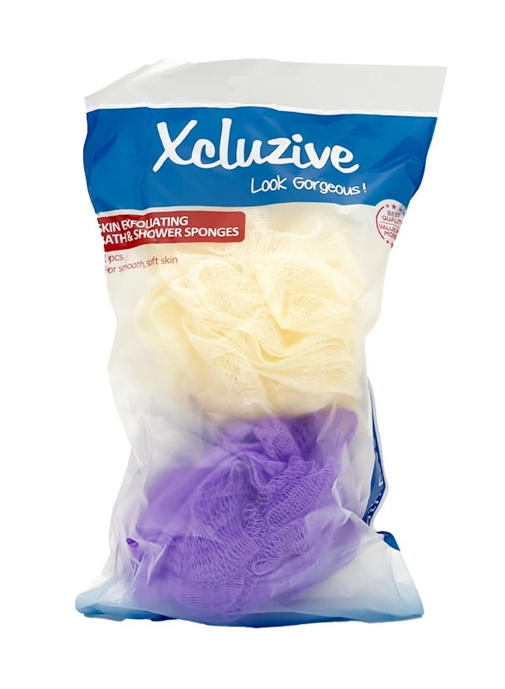 Xcluzive Skin Exfoliating Bath & Shower Sponges - Image 3