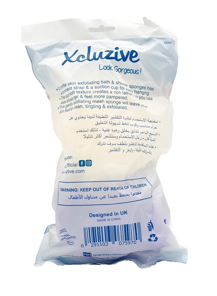 Xcluzive Skin Exfoliating Bath & Shower Sponges - Image 2