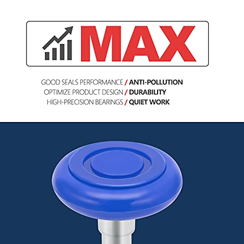 XIKE 10 Pcs 2" Nylon Garage Door Roller 4" Stem, MAX Quiet, Durable and Waterproof Types, Using 6200-2RS Precision Bearings. - Image 2