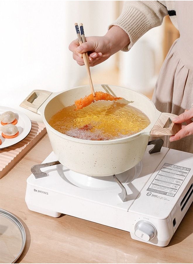 6 Pieces Non-stick Coating Cookware Set - Aluminum Alloy Material - Pot and Pan - Casserole, Stockpot, Deep Frying Pan White - pzsku/ZDC3C7AD8817892765CECZ/45/_/1691402522/4f90dd46-6521-4445-8507-31f6087b107e