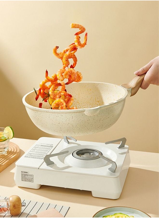 6 Pieces Non-stick Coating Cookware Set - Aluminum Alloy Material - Pot and Pan - Casserole, Stockpot, Deep Frying Pan White - pzsku/ZDC3C7AD8817892765CECZ/45/_/1691402522/b1c7456c-2e0d-48ec-9ce4-565d3d792601