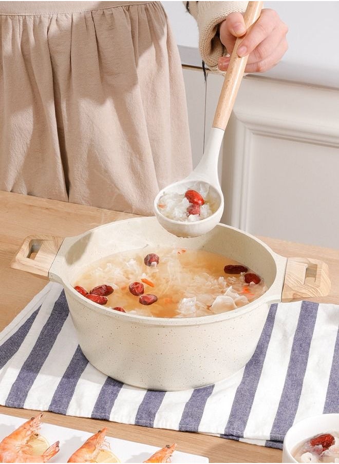 6 Pieces Non-stick Coating Cookware Set - Aluminum Alloy Material - Pot and Pan - Casserole, Stockpot, Deep Frying Pan White - pzsku/ZDC3C7AD8817892765CECZ/45/_/1691402532/78e5366b-e399-4c1b-915a-83bf1072600c