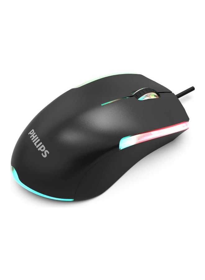 Philips Wired Gaming Mouse Black - Image 1