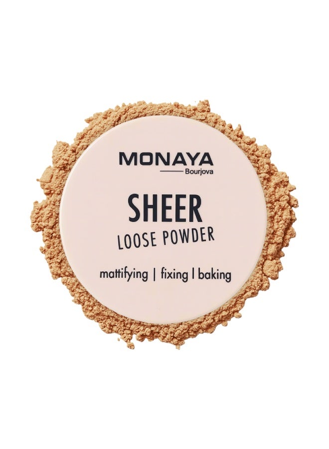 Monaya LP001 Sheer Loose Powder – Lightweight Setting Powder, Oil Control, Smooth Matte Finish, Long-Lasting & Flawless Look for All Skin Types, 12g Each - Image 1