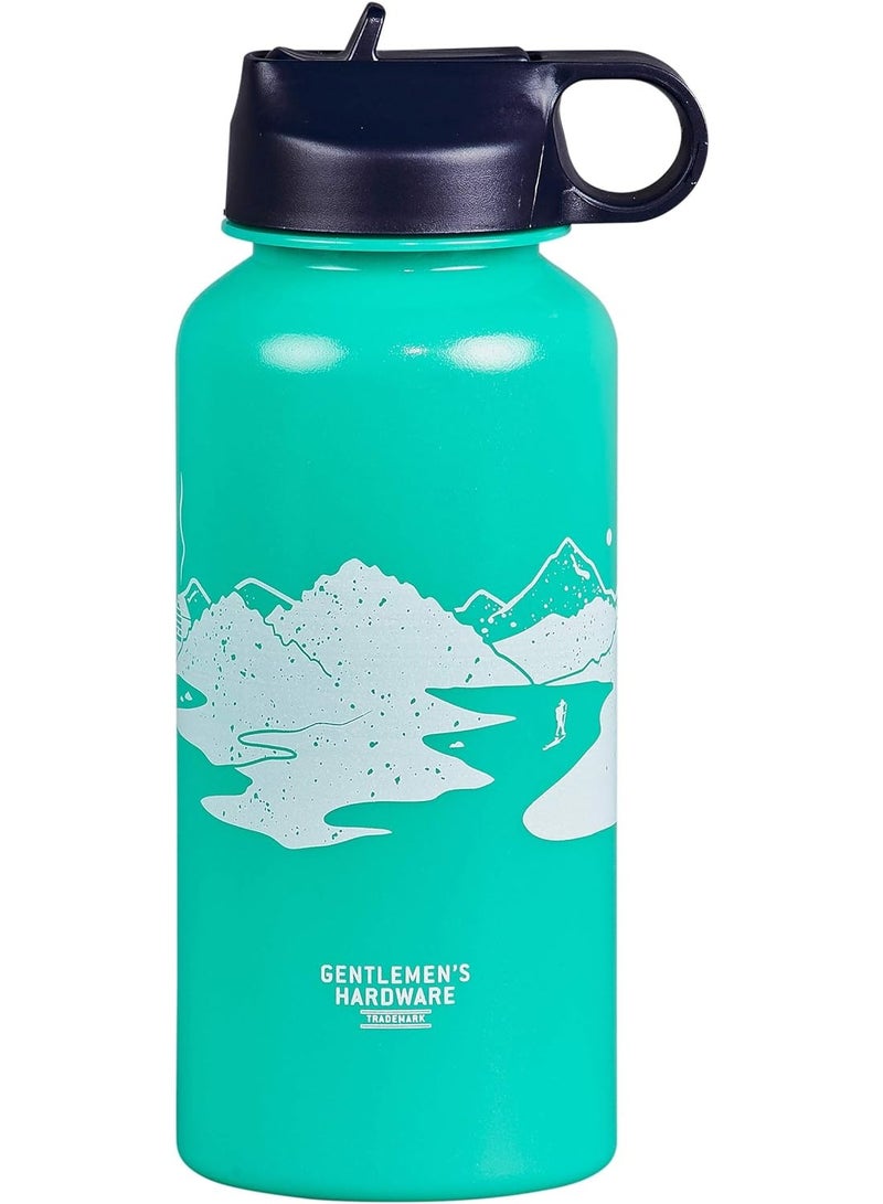 GENTLEMEN'S HARDWARE Glow In The Dark Water Bottle 1 Liter - Image 2