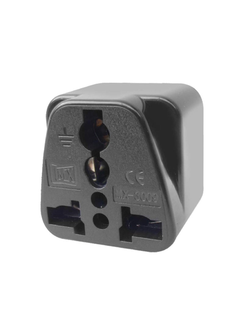 MX MX 13 A Universal Conversion Plug 3 Pin for UK Hong Kong and Singapore Pack of 1  - Image 1