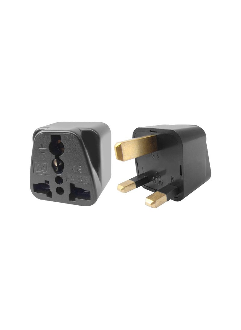 MX MX 13 A Universal Conversion Plug 3 Pin for UK Hong Kong and Singapore Pack of 1  - Image 2