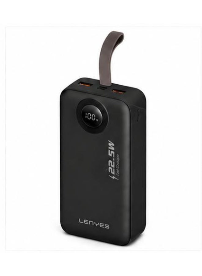 Lenyes 30000mAh Power Bank 22.5W Fast Charging Portable Charger with LED Display Multi USB Output Battery Pack for iPhone Samsung Tablets - Image 1