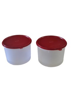 Tupperware Tupperware Super Storer Plastic Container Set, 2.5 litres, Set of 2, Multicolour 