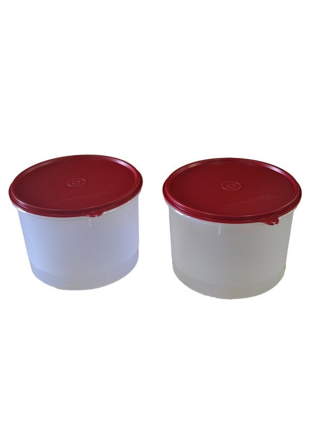 توبروير طقم حاويات بلاستيكية سوبر ستورر من تابروير، سعة 2.5 لتر، طقم من قطعتين، متعدد الألوان
