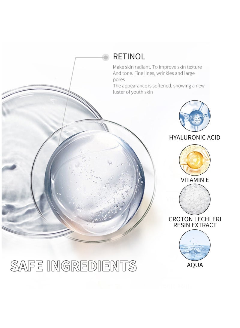 أوهو كريم التنين للجلد السهل، سيروم دم التنين مرطب للوجه، كريم فيتامين أ للوجه، كريم دم التنين مع المشيمة، سيروم مضاد للتجاعيد لبشرة شابة، تركيبة مرطبة ومنشطة 50غ - Image 3