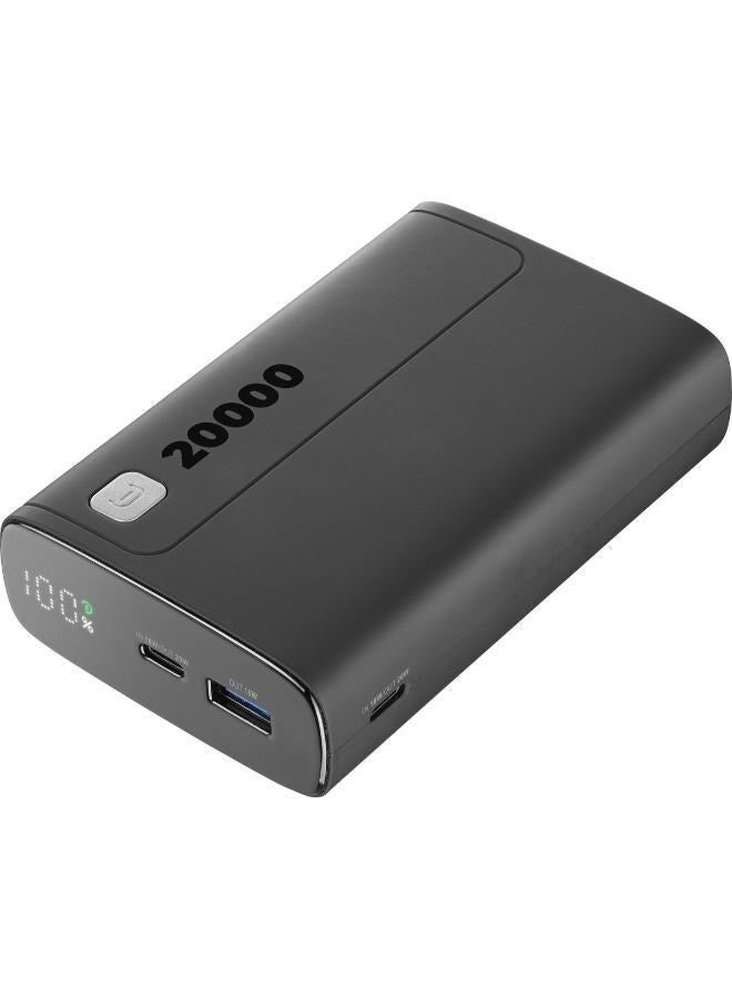 Cellularline Elite Powerbank 20000mAh 2 Port Black - Image 2
