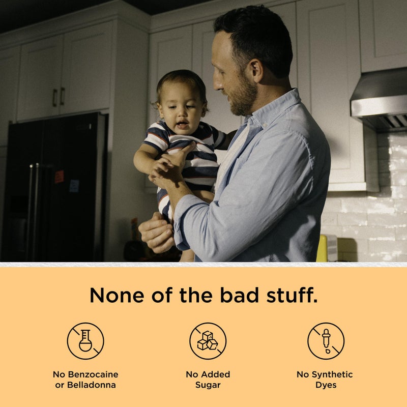 Hyland's جل مهدئ فموي عضوي للأطفال من هايلاند، مع البابونج، والقطيفة، والشمر، جل مهدئ لعدم الراحة الفموية، سهل التطبيق، للأعمار من 2 شهر وما فوق، 0.53 أونصة - Image 4