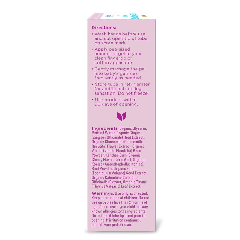 Hyland's جل مهدئ فموي عضوي للأطفال من هايلاند، مع البابونج، والقطيفة، والشمر، جل مهدئ لعدم الراحة الفموية، سهل التطبيق، للأعمار من 2 شهر وما فوق، 0.53 أونصة - Image 5