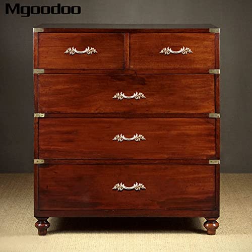 Mgoodoo 3'' French Provincial Drawer Pulls, Antique Gold Furniture Pulls Retro Vintage European Style Handles for Cabinets Dresser Gates Door Closet Cupboard Kitchen Hardware - Image 5