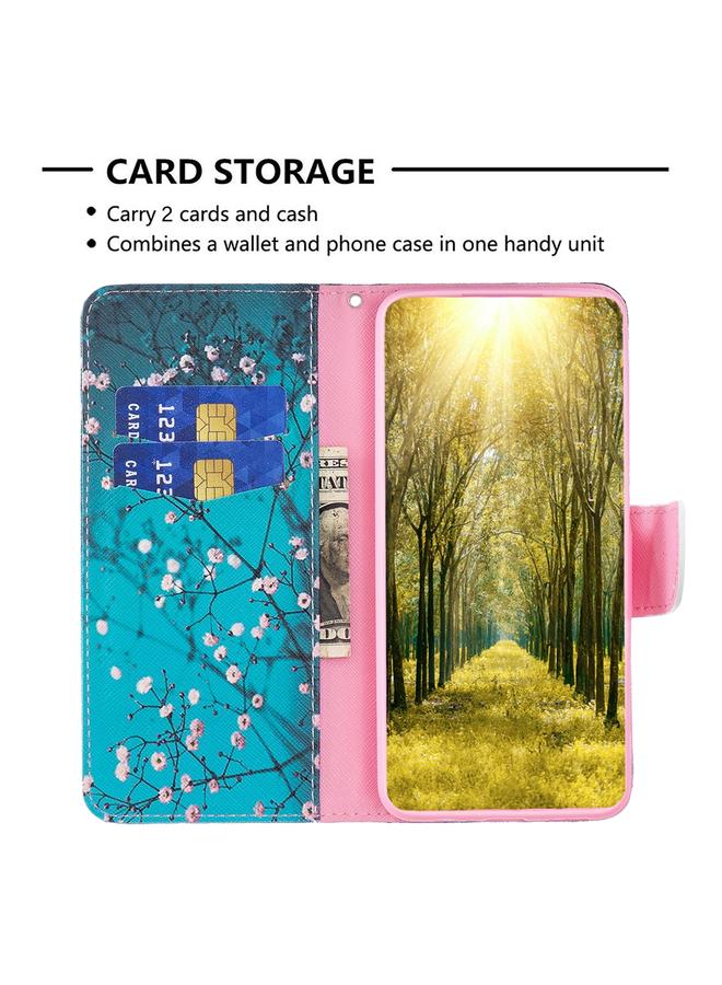 اس-توب جراب هاتف جلدي بنمط رسم ملون لهاتف OPPO A38 4G - Image 4