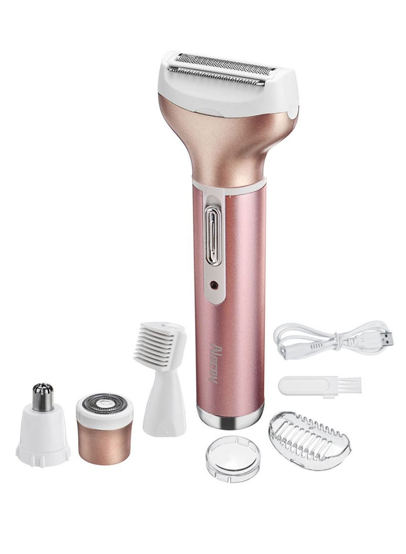 ماكينة إزالة الشعر 4 في 1 لبشرة خالية من العيوب ذهبي 183.00جرام