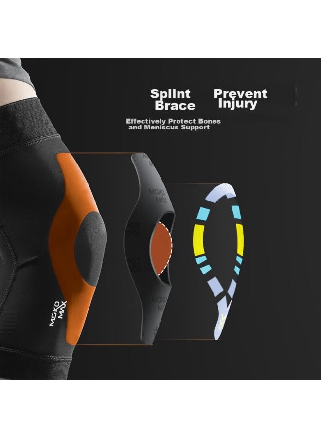 Moko Max Italian Professional Running Knee Brace, Sports Meniscus Injury Fitness Knee Joint Protector, Summer Basketball Badminton - Image 2