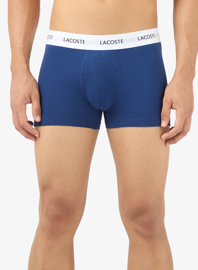 LACOSTE 3 Pack Stretch Trunks