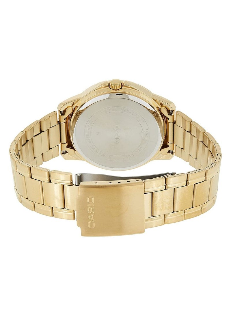 CASIO ساعة يد انالوج بعقارب من الستانلس ستيل للرجال MTP-V004G-1BUDF - Image 2