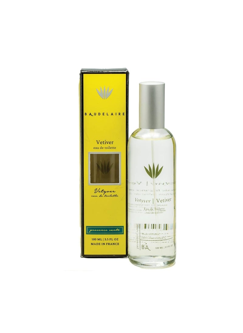 Provence Sante - Provence Sante Eau de Toilette Spray - Luxury Long-Lasting Fragrance - Vetiver Scent - Elegant Perfume Gift - Made in France - 3.5 Oz - Image 1