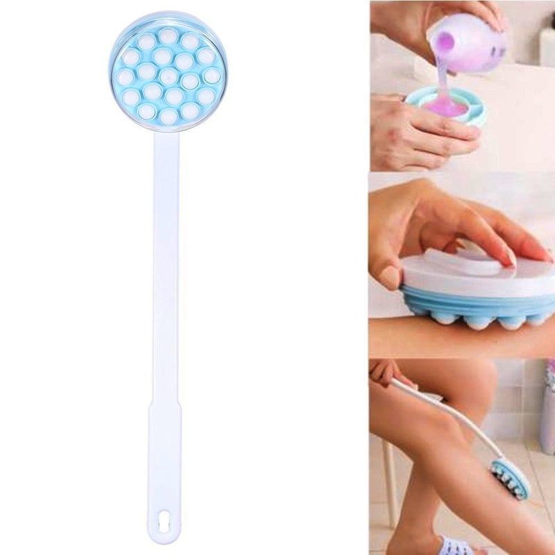 Yinhing Handled Lotion Oil Cream Applicator Apply Cream to Back,Body Lotion Applicator Lotion Brush Applicator Body Leg Bath Brush Massager Massaging Tool - Image 3