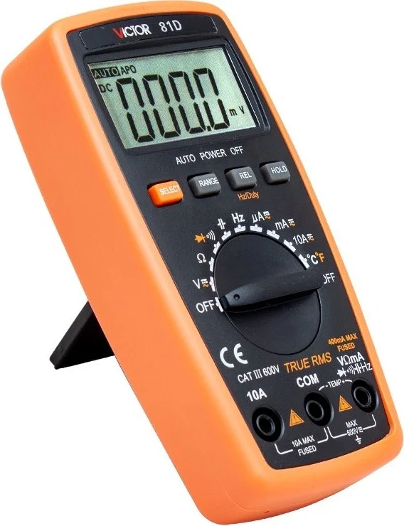 AYT Powermaster Digital Measuring Device Multimeter Vc 81 D Dc Ac Voltage Current Resistance Meter
