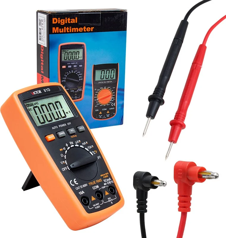 AYT Powermaster Digital Measuring Device Multimeter Vc 81 D Dc Ac Voltage Current Resistance Meter