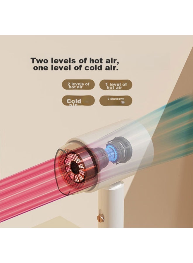 Riwa Ionic Hair Dryer, Negative Ion Hair Care, Home Use Hair Dryer, Student Dormitory, Low Power 800w, Small Portable Hair Dryer, Rc-7120 - Image 1