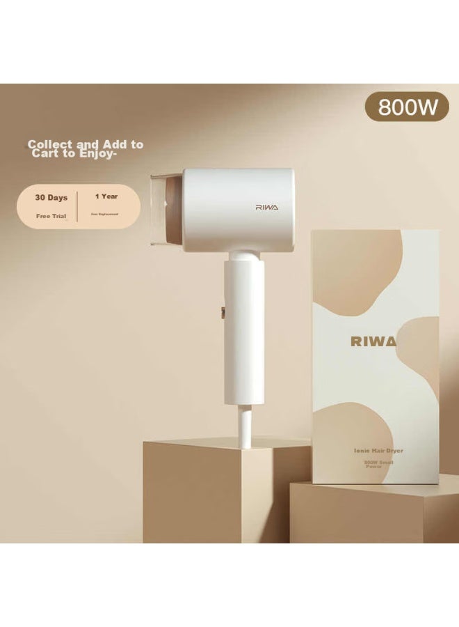 Riwa Ionic Hair Dryer, Negative Ion Hair Care, Home Use Hair Dryer, Student Dormitory, Low Power 800w, Small Portable Hair Dryer, Rc-7120 - Image 3