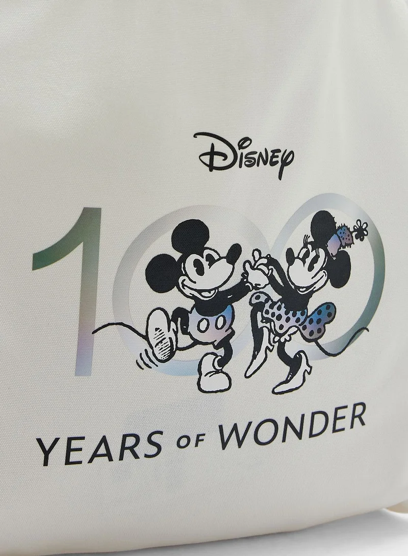 SP Characters Mickey & Minnie Print Shopper Bag