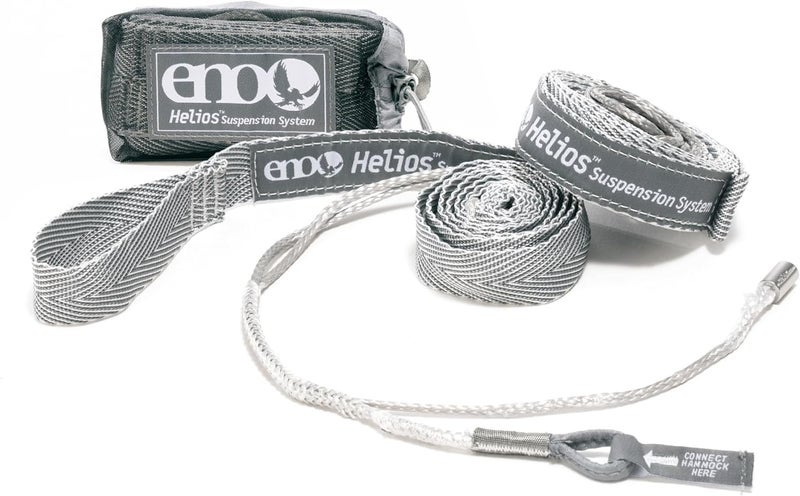 ENO Eagles Nest Outfitters Helios Ultralight Hammock Straps Suspension System with Storage Bag 300 LB Capacity 8 1 x 1