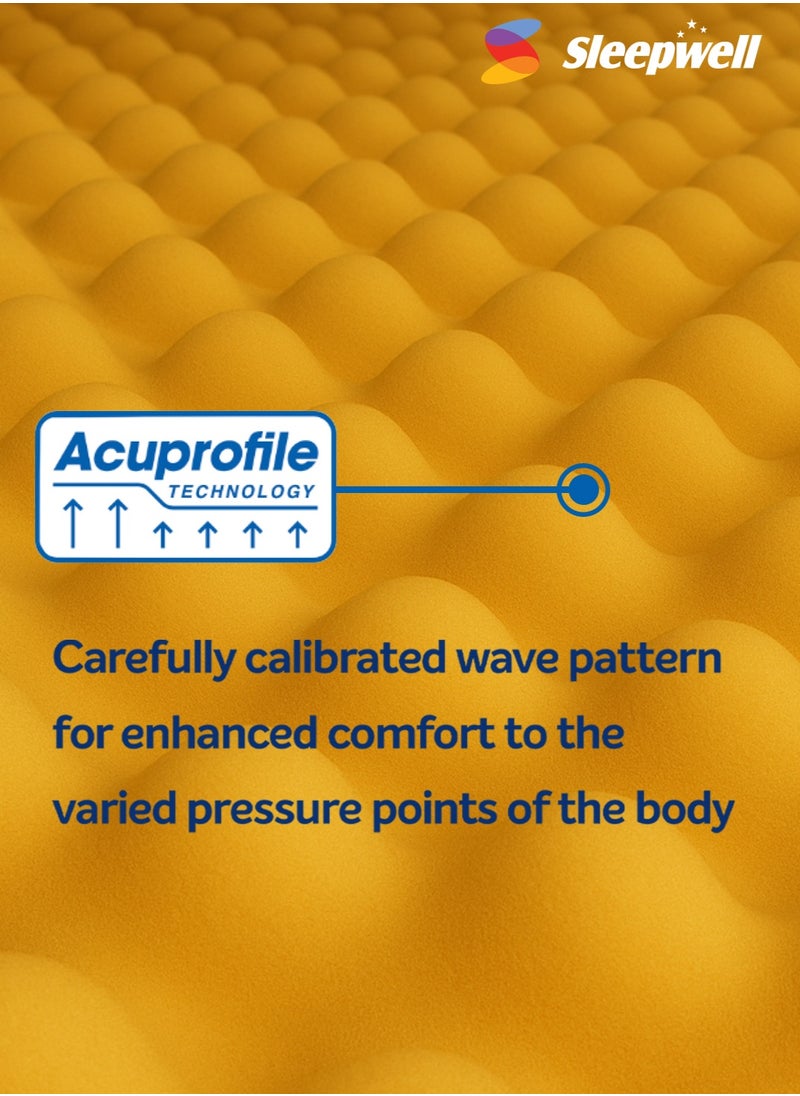 Sleepwell - Sleepwell Ortho Pro Profiled Foam | 10 Night Trial | Impressions Memory Foam Mattress With Airvent Cool Gel Technology | Super King Bed Size (200L x 200W x 30H cm) - Image 1