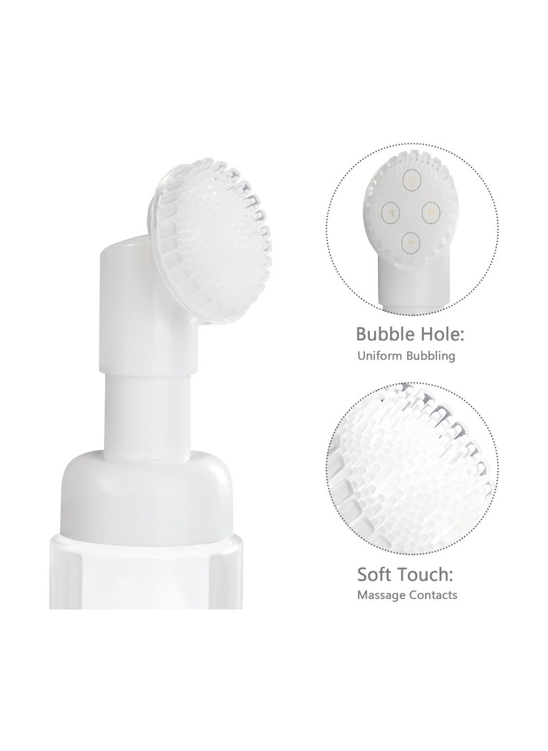 Generic - Empty Facial Cleanser Foaming Bottle with Brush 100ml - Image 1