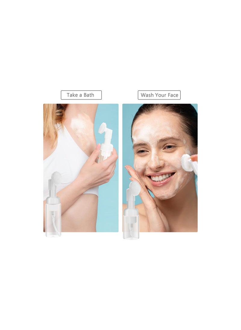 Generic - Empty Facial Cleanser Foaming Bottle with Brush 100ml - Image 1